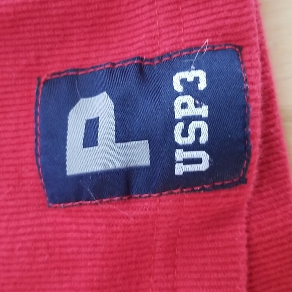 U.S. Polo Association 90's Long Sleeve Red Patriotic Shirt - Picture 3 of 9